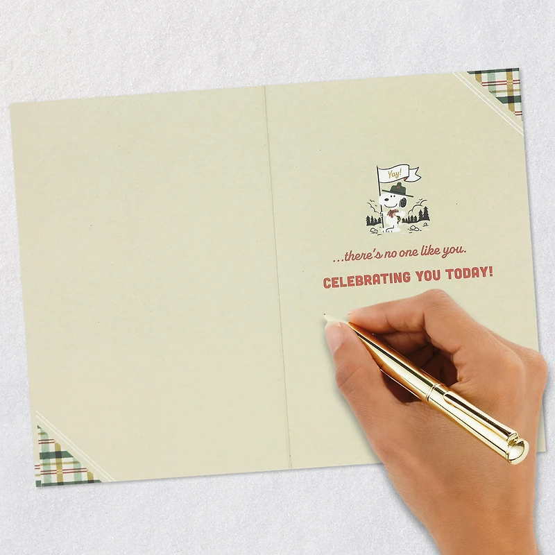 Peanuts® Beagle Scouts Compass No One Like You Birthday Card for only USD 4.59 | Hallmark