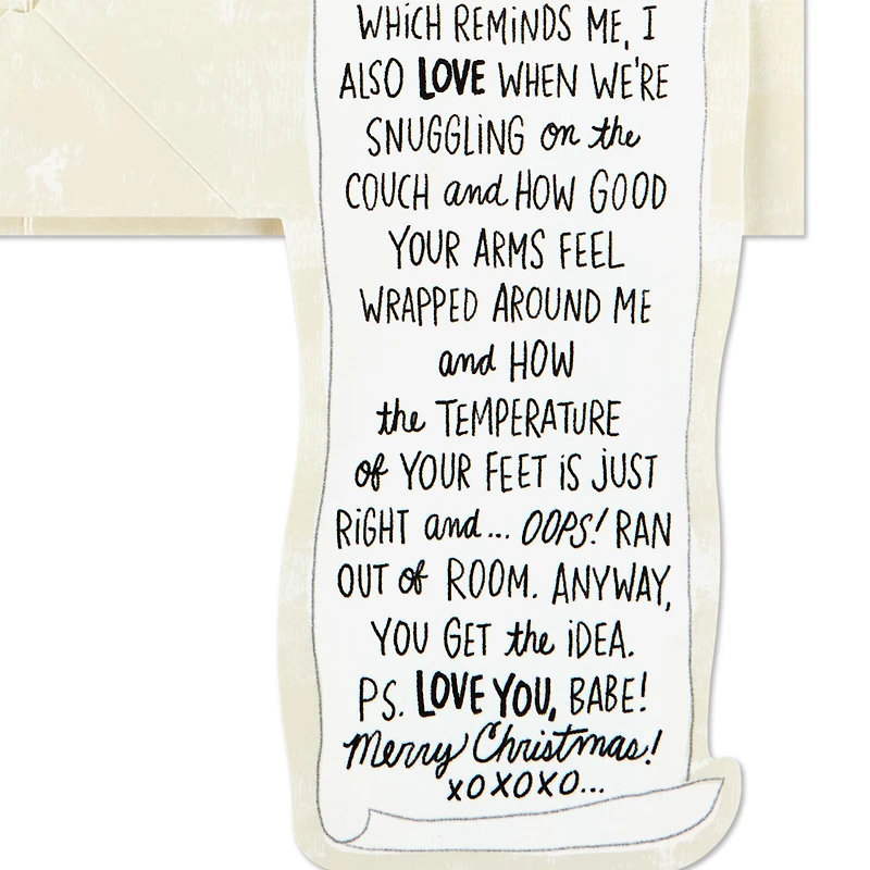 A Little Reminder of Love Funny Pop-Up Christmas Card for Husband for only USD 4.99 | Hallmark