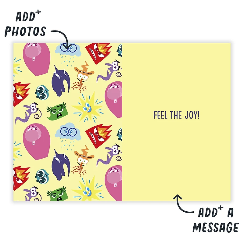 Disney/Pixar Inside Out Feel the Joy Custom Birthday Card for only USD 4.99 | Hallmark