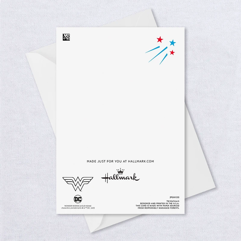 Personalized Wonder Woman™ Logo Photo Card for only USD 4.99 | Hallmark