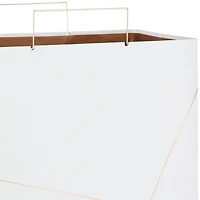 White With Gold Extra-Deep Square Gift Bag, 15" for only USD 7.99 | Hallmark