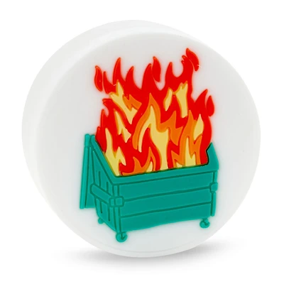 Charmers Dumpster Fire Funny Silicone Charm, 1.75" H for only USD 8.99 | Hallmark