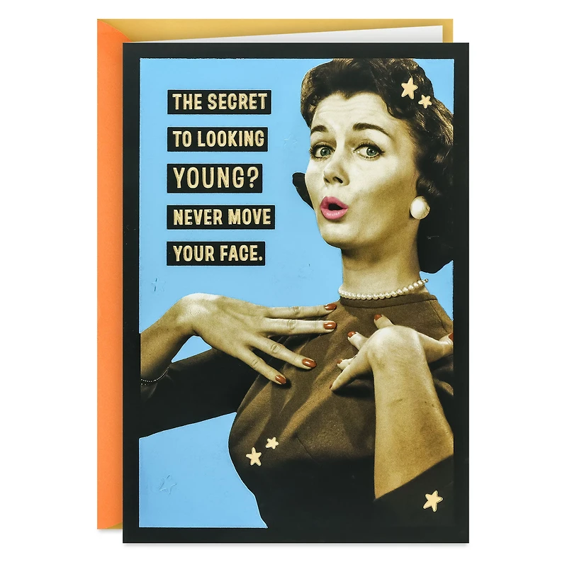 Never Move Your Face Funny Birthday Card for only USD 4.59 | Hallmark