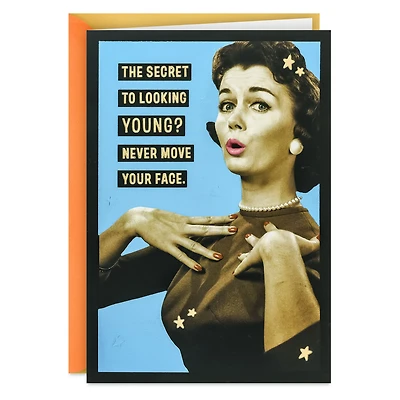 Never Move Your Face Funny Birthday Card for only USD 4.59 | Hallmark