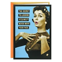 Never Move Your Face Funny Birthday Card for only USD 4.59 | Hallmark