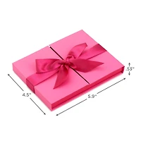 4.5" Pink Gift Card Holder Box With Pink Satin Bow for only USD 5.99 | Hallmark