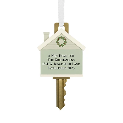 New Home Key Personalized Ornament, Custom Text for only USD 31.99 | Hallmark