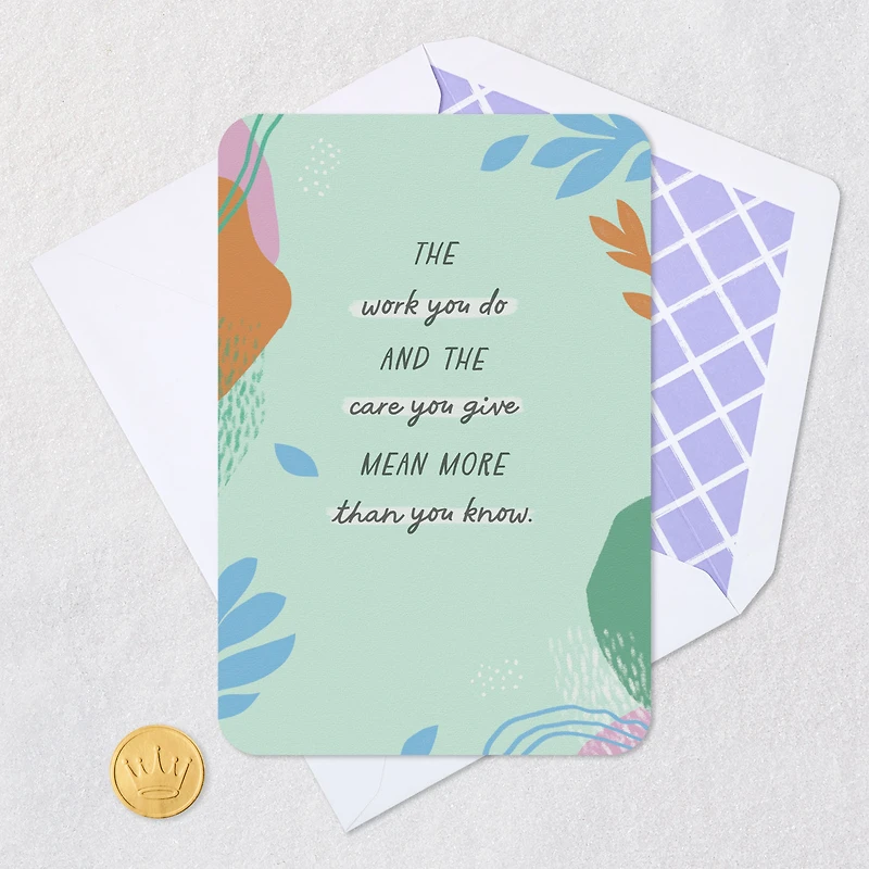 Thanks for All You Do Thank You Card for Caregiver for only USD 2.99 | Hallmark
