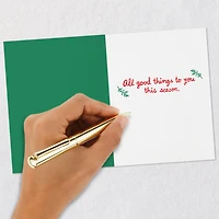 Peace Love Joy Dove and Trees Christmas Card for only USD 3.99 | Hallmark