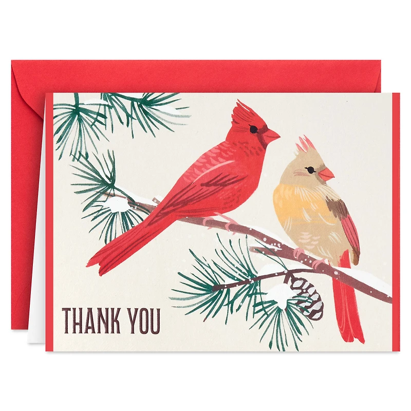 Cardinals in Snow Blank Thank-You Cards, Pack of 20 for only USD 10.99 | Hallmark