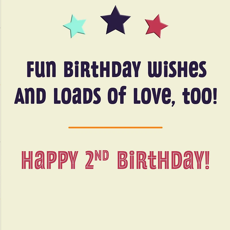 Disney Junior T.O.T.S. Loads of Love 2nd Birthday Card for only USD 2.99 | Hallmark
