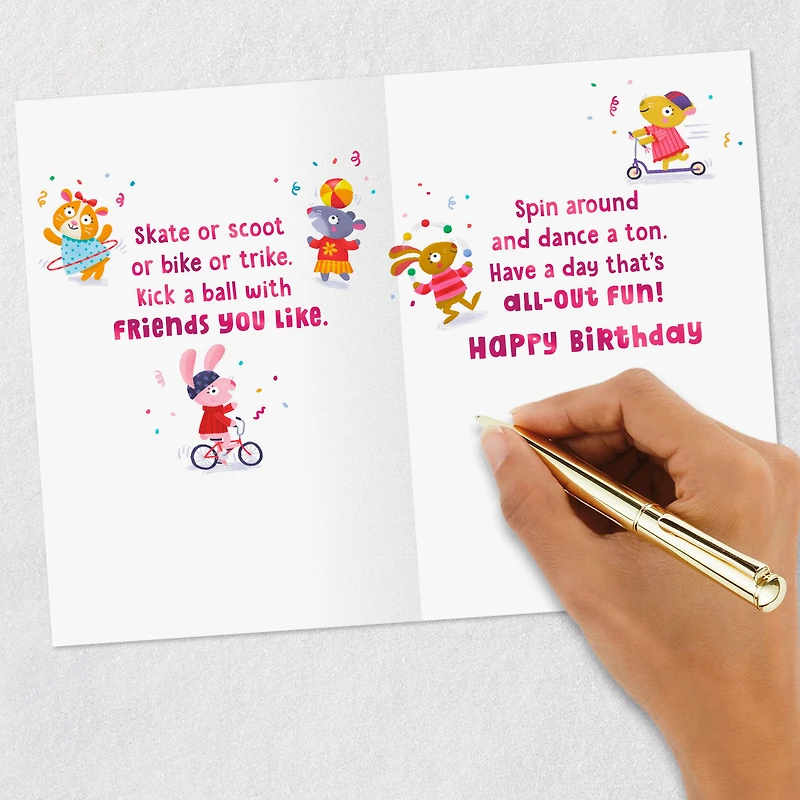 All-Out Fun Birthday Card for Kids for only USD 3.99 | Hallmark