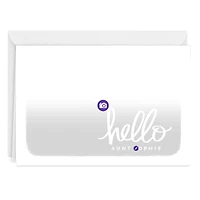 Hello Horizontal Custom Thinking of You Card for only USD 4.99 | Hallmark
