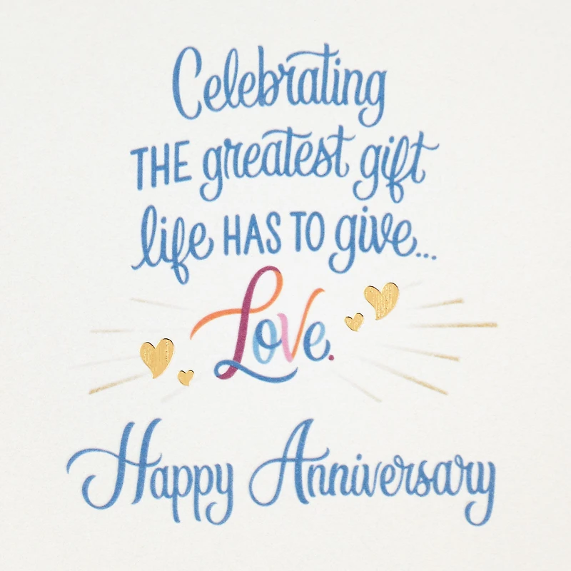 Love Is the Greatest Gift Anniversary Card for only USD 4.99 | Hallmark