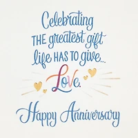 Love Is the Greatest Gift Anniversary Card for only USD 4.99 | Hallmark