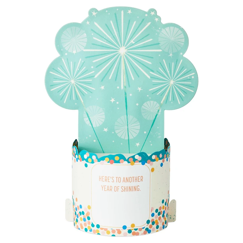 Shine On Cake With Sparklers Musical 3D Pop-Up Birthday Card With Motion for only USD 11.99 | Hallmark