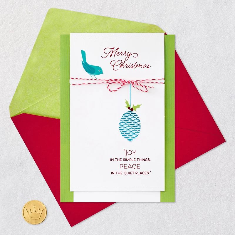 Joy, Peace and Blessings Christmas Card for only USD 5.99 | Hallmark