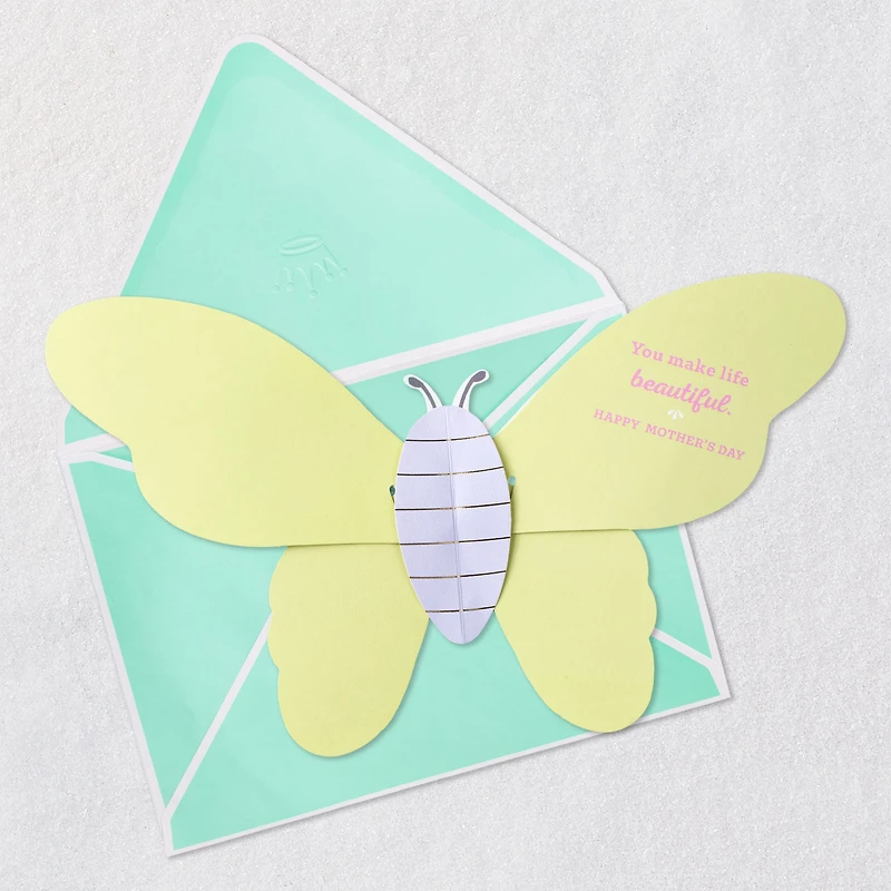 You Make Life Beautiful Butterfly Paper Craft Mother's Day Card for only USD 5.99 | Hallmark