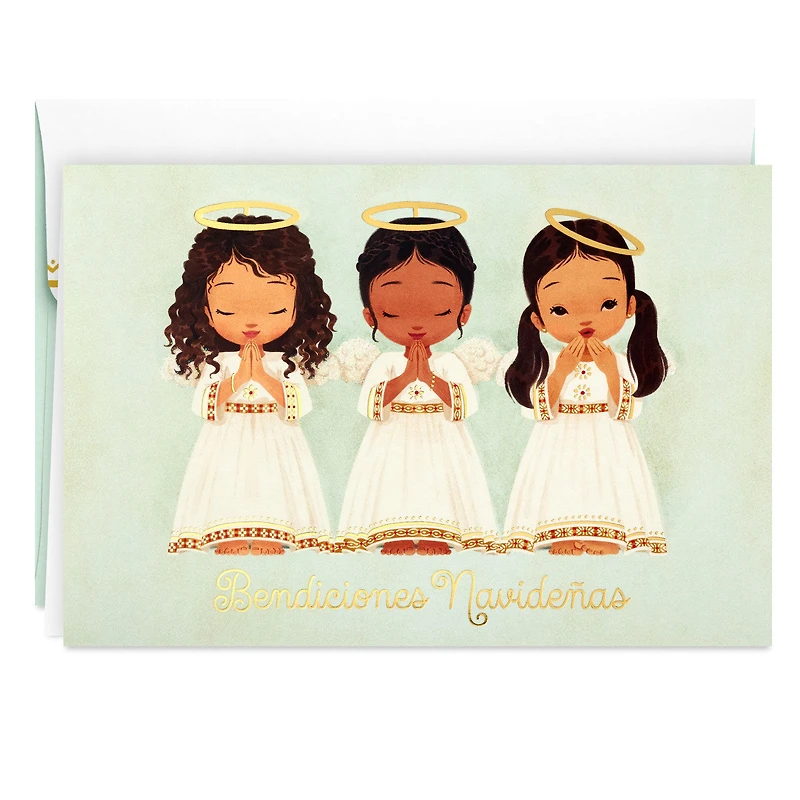 Three Little Angels Spanish-Language Boxed Christmas Cards, Pack of 16 for only USD 15.49 | Hallmark