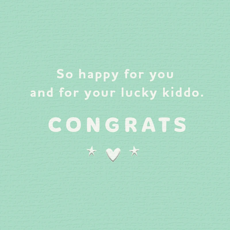 Lucky Kiddo Nursery Icons New Baby Card for Two Dads for only USD 3.99 | Hallmark