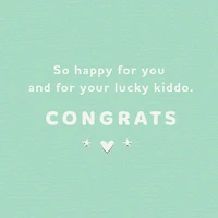 Lucky Kiddo Nursery Icons New Baby Card for Two Dads for only USD 3.99 | Hallmark