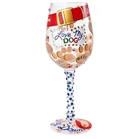 Lolita® Love My Dog Handpainted Wine Glass, 15 oz. for only USD 29.99 | Hallmark