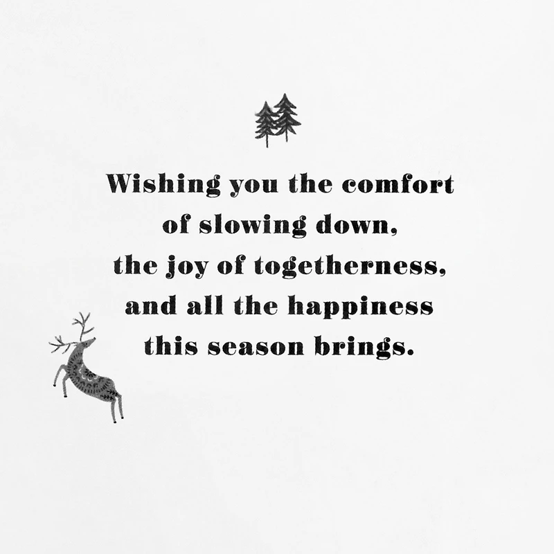 Gold Lettering on Blue Botanical Boxed Christmas Cards, Pack of 16 for only USD 12.49 | Hallmark