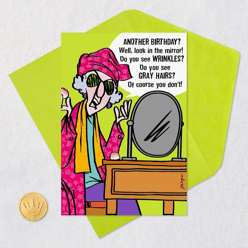 Maxine™ Look in the Mirror Funny Birthday Card for only USD 4.49 | Hallmark