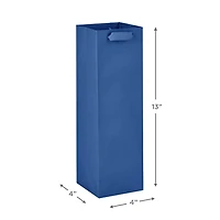13" Solid Royal Blue Wine Gift Bag for only USD 3.49 | Hallmark