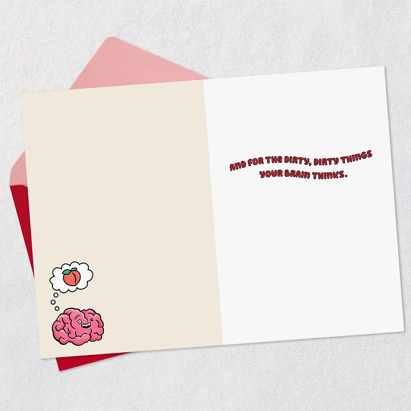 Love Your Dirty Brain Funny Romantic Love Card for Adults for only USD 3.99 | Hallmark