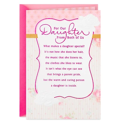 A Daughter As Wonderful As You Birthday Card From Parents for only USD 4.99 | Hallmark