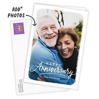 Personalized White Frame Anniversary Photo Card for only USD 4.99 | Hallmark