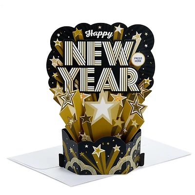 A Year of Good Times 3D Pop-Up New Year Card for only USD 9.99 | Hallmark