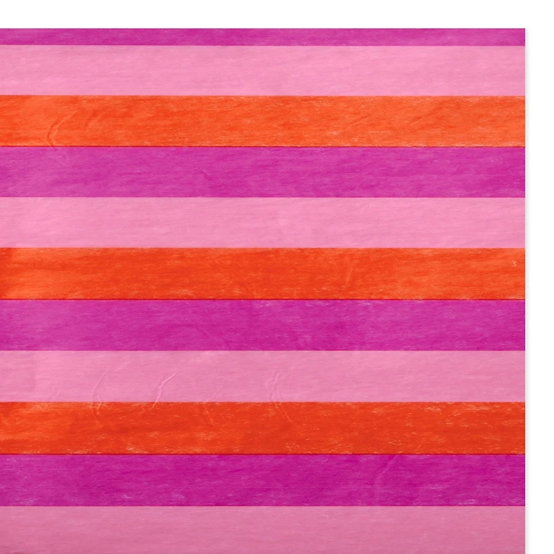 Warm Horizontal Stripes Tissue Paper, 6 sheets for only USD 1.99 | Hallmark