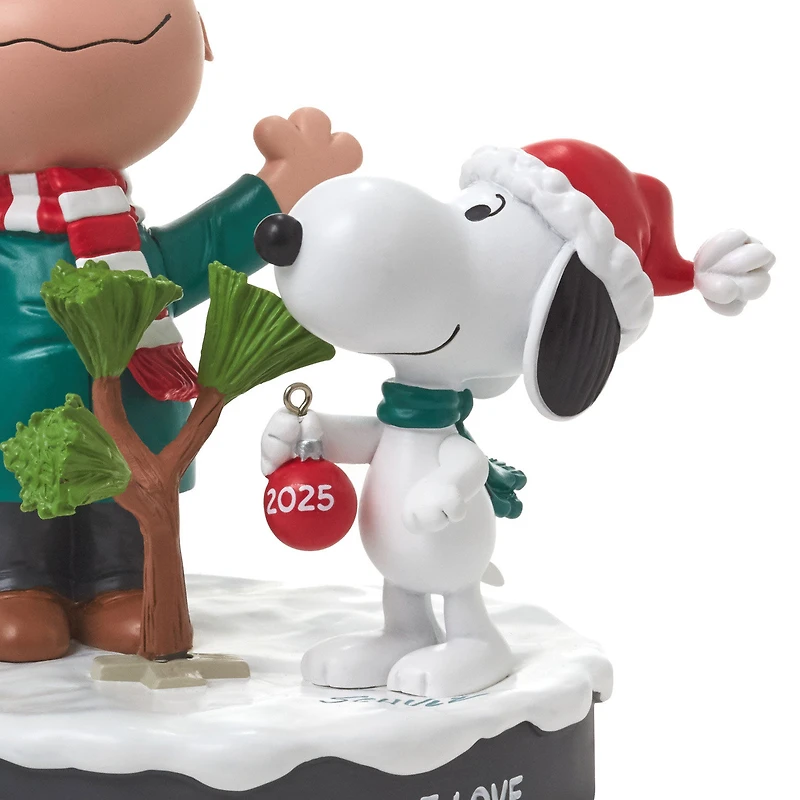 Peanuts® Charlie Brown and Snoopy With Tree Figurine, 5.25" for only USD 44.99 | Hallmark