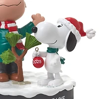 Peanuts® Charlie Brown and Snoopy With Tree Figurine, 5.25" for only USD 44.99 | Hallmark