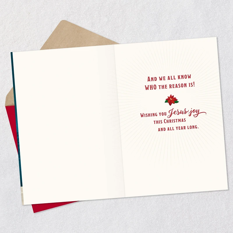 Wishing You Jesus Joy Religious Christmas Card for only USD 2.99 | Hallmark