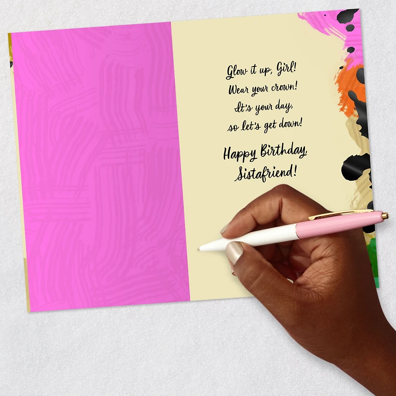 Glow It Up, Sistafriend Birthday Card for Her for only USD 3.59 | Hallmark