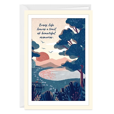 Trail of Beautiful Memories Custom Sympathy Card for only USD 4.99 | Hallmark
