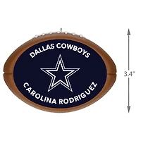 NFL Dallas Cowboys Football Personalized Ornament, Custom Text for only USD 30.99 | Hallmark