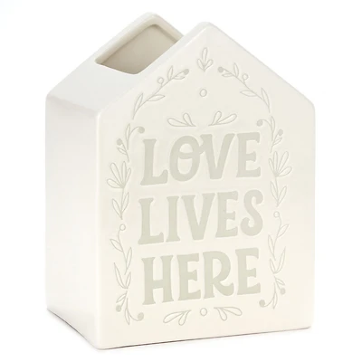 Love Lives Here House-Shaped Vase for only USD 22.99 | Hallmark