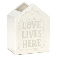 Love Lives Here House-Shaped Vase for only USD 22.99 | Hallmark