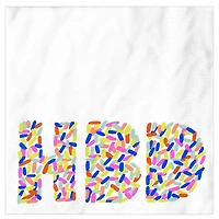 "HBD" Sprinkles Birthday Cocktail Napkins, Pack of 20 for only USD 4.49 | Hallmark