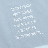 Mom Delivers Blue Fringed Tea Towel, 18x26 for only USD 14.99 | Hallmark