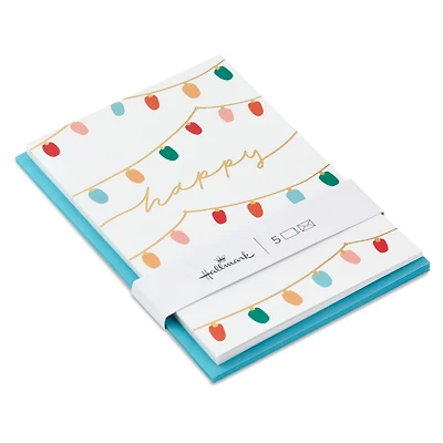 Strings of Christmas Lights Packaged Christmas Cards, Set of 5 for only USD 5.00 | Hallmark