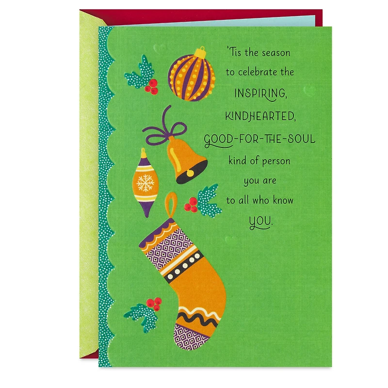 You're a Good-for-the-Soul Kind of Person Christmas Card for only USD 4.99 | Hallmark
