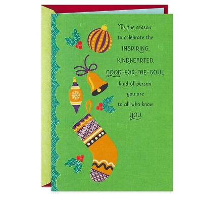 You're a Good-for-the-Soul Kind of Person Christmas Card for only USD 4.99 | Hallmark