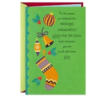 You're a Good-for-the-Soul Kind of Person Christmas Card for only USD 4.99 | Hallmark