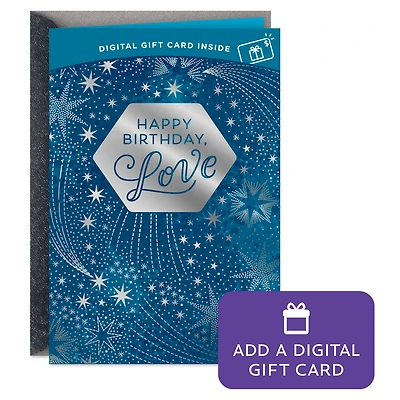 Love You Gift Card Greeting Romantic Birthday Card for only USD 4.99 | Hallmark