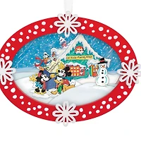 Disney Mickey and Friends Sending Season's Greetings Papercraft Ornament for only USD 24.99 | Hallmark